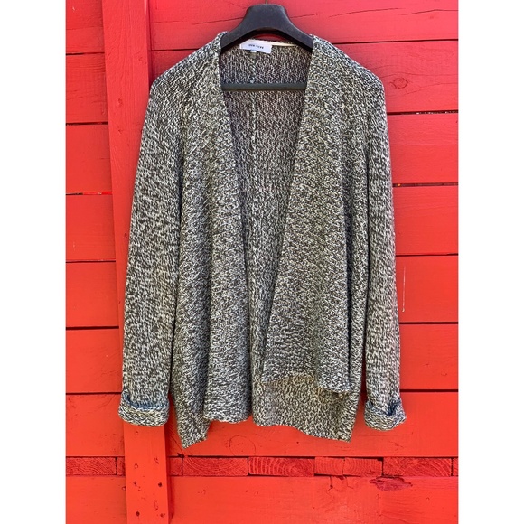 Olive Green Sweater Cardigan - Picture 1 of 3